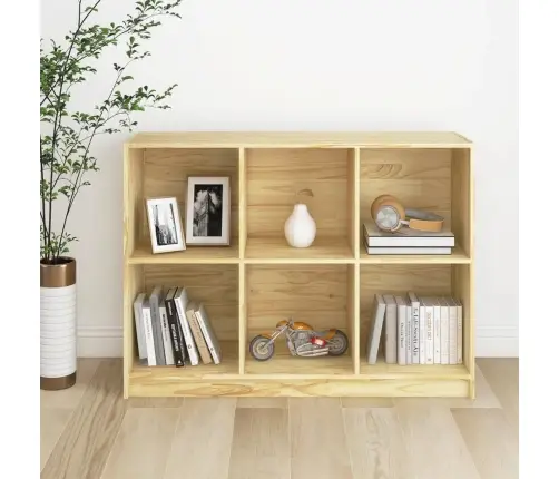 Spintelė Knygoms, 104X33X76cm Pušies Medienos Masyvas