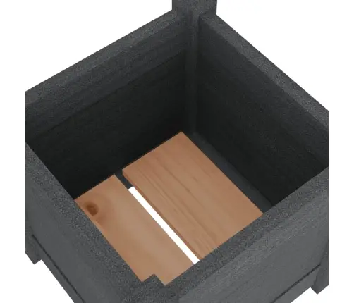 Dārza Puķu Kastes, 2 Gab., Pelēkas, 31X31X31 Cm, Priedes Koks Vidaxl