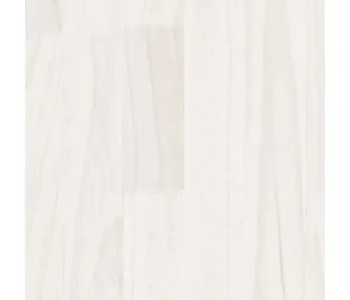 Dārza Puķu Kastes, 2 Gab., 40X40X40Cm, Balts Priedes Masīvkoks Vidaxl