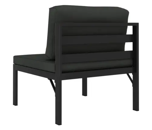 3-Daļīgs Dārza Atpūtas Mēbeļu Komplekts Ar Matračiem, Alumīnijs Vidaxl