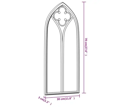 Peegel, Beež, 90X45 cm Raud, Toas Kasutamiseks