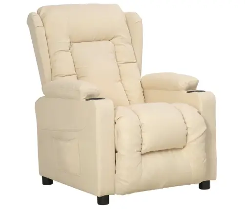 Atsistojantis Krėslas, Kreminės Spalvos, Audinys