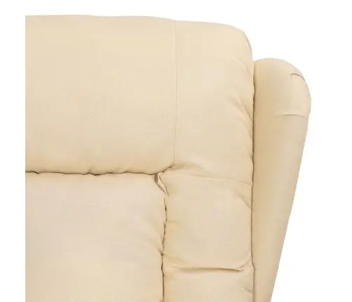 Atsistojantis Krėslas, Kreminės Spalvos, Audinys