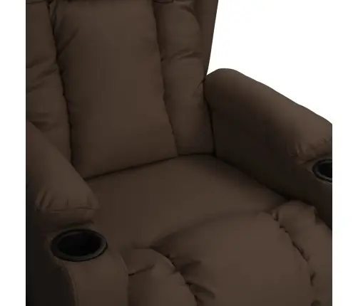 Püsti Tõusmist Toetav Tugitool, Pruun, Kunstnahk