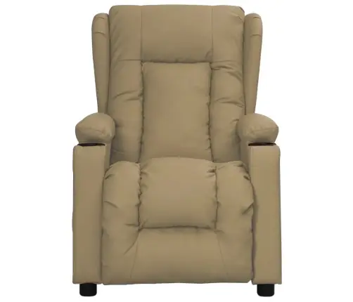 Atsistojantis Krėslas, Kapučino Spalvos, Dirbtinė Oda