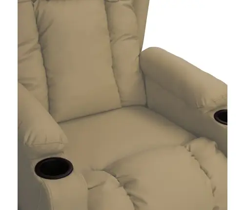 Atsistojantis Krėslas, Kapučino Spalvos, Dirbtinė Oda