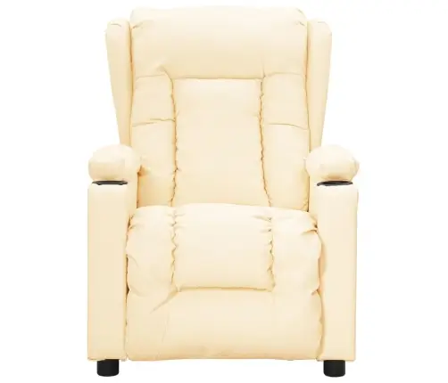 Atpūtas Krēsls, Paceļams, Krēmkrāsas Mākslīgā Āda Vidaxl
