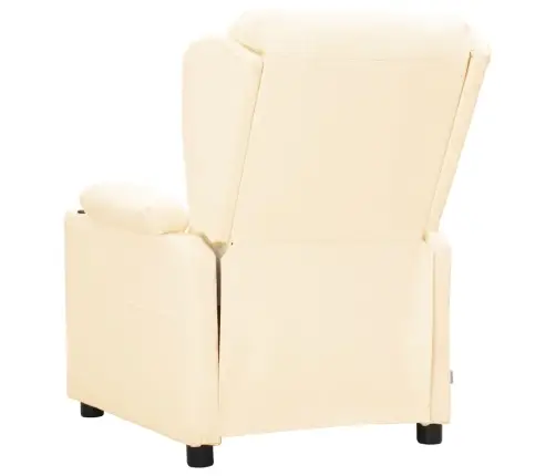 Atpūtas Krēsls, Paceļams, Krēmkrāsas Mākslīgā Āda Vidaxl