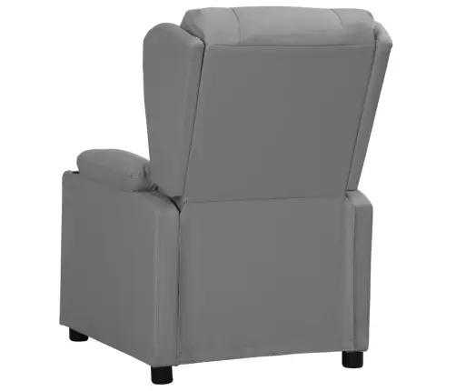 Atpūtas Krēsls, Paceļams, Pelēka Mākslīgā Āda Vidaxl Atpūtas Krēsls, Paceļams, Pelēka Mākslīgā Āda Vidaxl