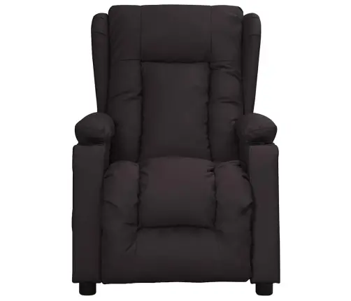 Masāžas Krēsls, Paceļams, Melna Mākslīgā Āda Vidaxl