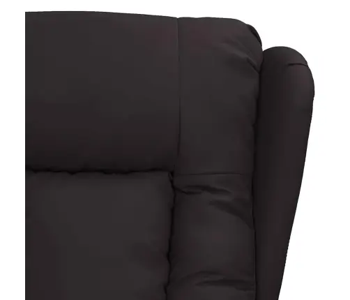 Masāžas Krēsls, Paceļams, Melna Mākslīgā Āda Vidaxl