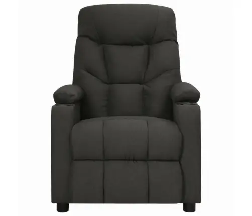 Atpūtas Krēsls, Paceļams, Melns Audums Vidaxl