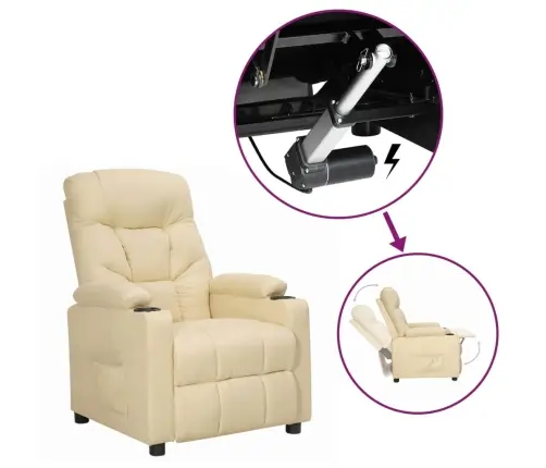 Püsti Tõusmist Toetav Tugitool, Kreemjas, Kangas