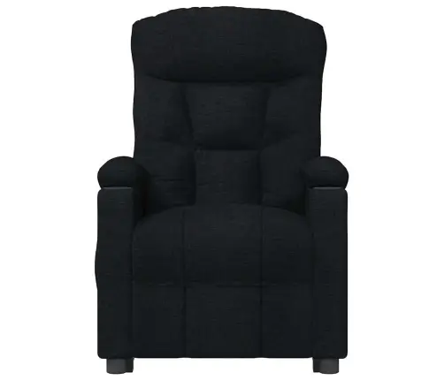 Atsistojantis Masažinis Krėslas, Juodos Spalvos, Audinys