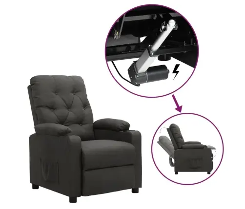 Püsti Tõusmist Toetav Tugitool, Tumehall, Kangas