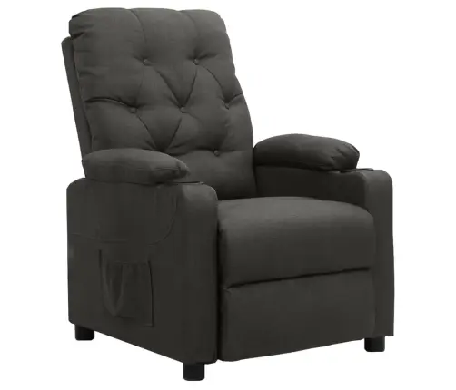 Püsti Tõusmist Toetav Tugitool, Tumehall, Kangas