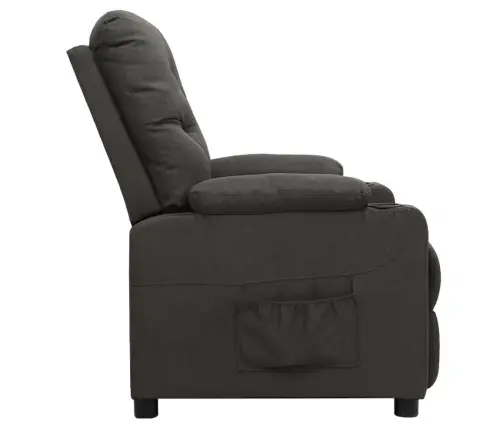 Püsti Tõusmist Toetav Tugitool, Tumehall, Kangas