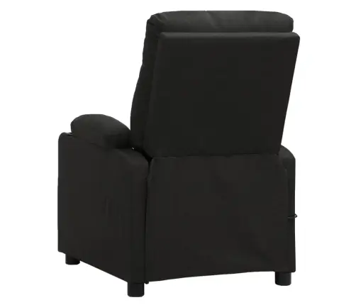 Atpūtas Krēsls, Paceļams, Melns Audums Vidaxl