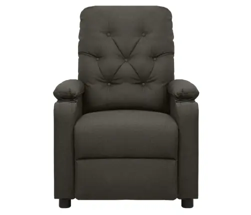 Atpūtas Krēsls, Paceļams, Pelēkbrūns Audums Vidaxl