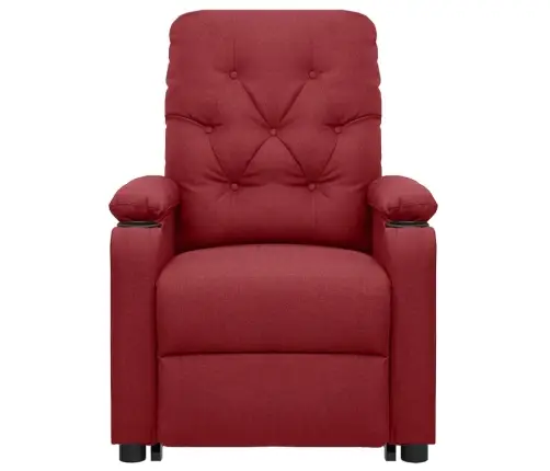 Atsistojantis Masažinis Krėslas, Raudonojo Vyno, Audinys