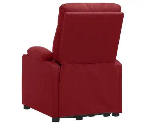 Atsistojantis Masažinis Krėslas, Raudonojo Vyno, Audinys