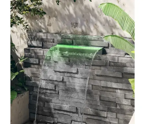 Purskkaevu Kosk Rgb Led-Tuledega, Akrüül, 60 Cm