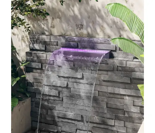 Purskkaevu Kosk Rgb Led-Tuledega, Akrüül, 60 Cm