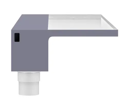 Ūdenskrituma Sliede Ar Rgb Led Gaismām, Akrils, 108 Cm Vidaxl