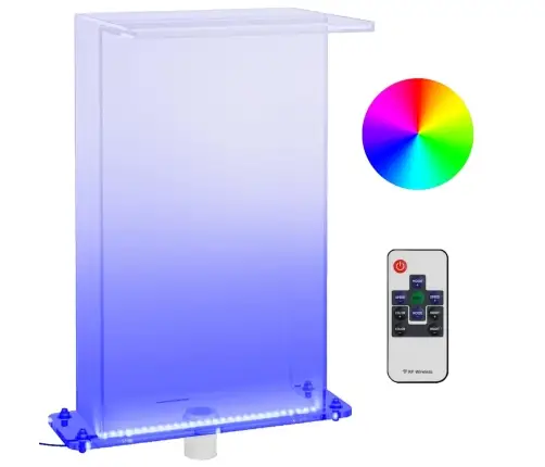 Basseini Purskkaev Rgb Led-Idega, Akrüül, 51 Cm