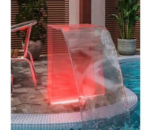 Basseini Purskkaev Rgb Led-Idega, Akrüül, 51 Cm