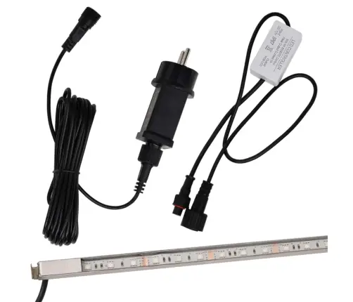 Ūdenskritums Ar Rgb Led Gaismām, Nerūsējošs Tērauds, 90 Cm Vidaxl