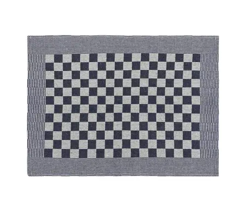 Virtuvės Rankšluosčiai, 20Vnt., Mėlyni/Balti, 50X70cm Medvilnė