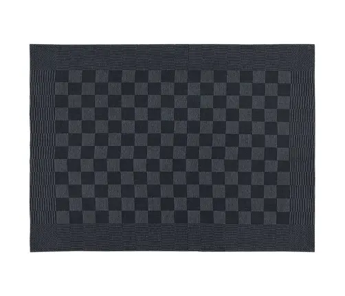 50-Osaline Rätikute Komplekt, Must Ja Hall, Puuvill