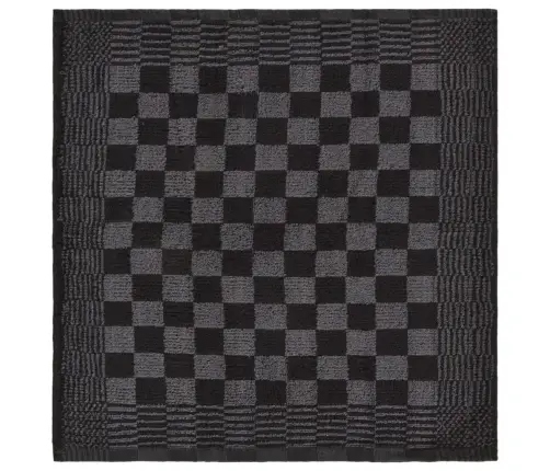 50-Osaline Rätikute Komplekt, Must Ja Hall, Puuvill