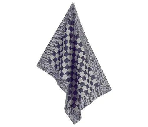 Dvieļu Komplekts, 10 Gab., Zili Un Balti, Kokvilna Vidaxl