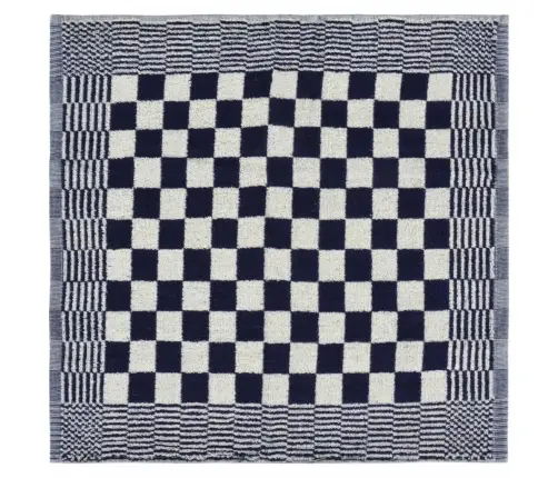 Dvieļu Komplekts, 10 Gab., Zili Un Balti, Kokvilna Vidaxl