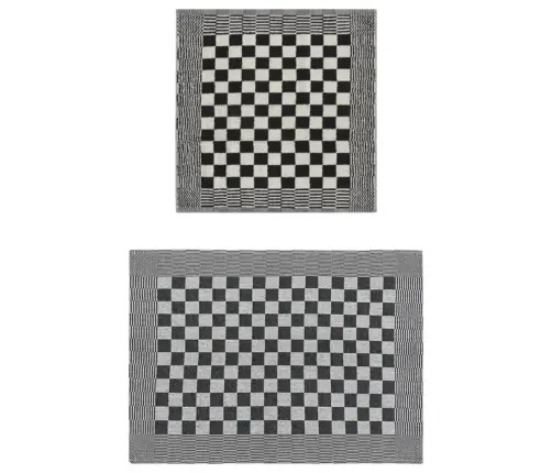 Rankšluosčių Rinkinys, 20Vnt., Juodi Ir Balti, Medvilnė