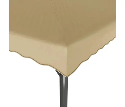 Nojume, Pelēkbrūna, 3X3 M, Alumīnijs Un Tērauds Vidaxl