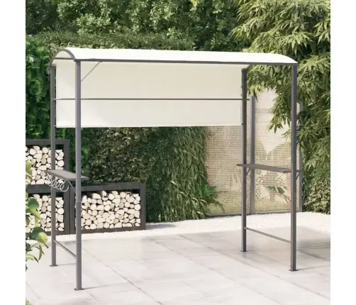 Pavėsinė Su Stogu, Kreminės Spalvos, 220X110X200Cm