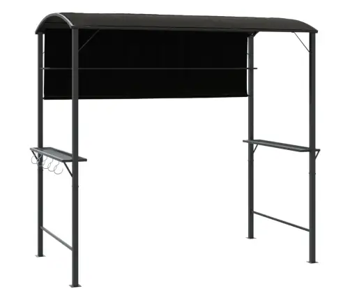 Nojume Ar Jumtu, 220X110X200 Cm, Antracītpelēka Vidaxl