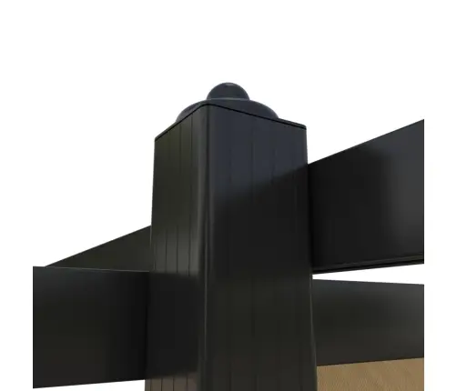 Varjualune Eemaldatava Katusega, 3 X 3 M, Pruunikashall