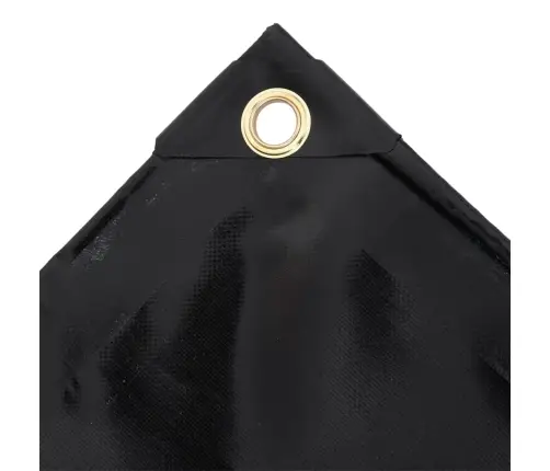 Brezenta Pārklājs, Tents, 650 G/M², 4X5 M, Melns Vidaxl