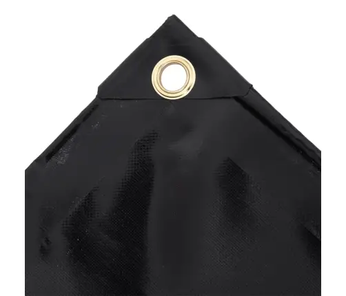 Brezenta Pārklājs, Tents, 650 G/M², 4X6 M, Melns Vidaxl