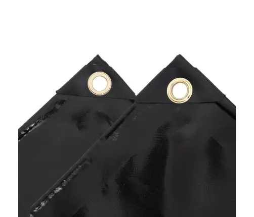 Brezenta Pārklājs, Tents, 650 G/M², 4X6 M, Melns Vidaxl