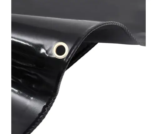 Brezenta Pārklājs, Tents, 650 G/M², 4X6 M, Melns Vidaxl