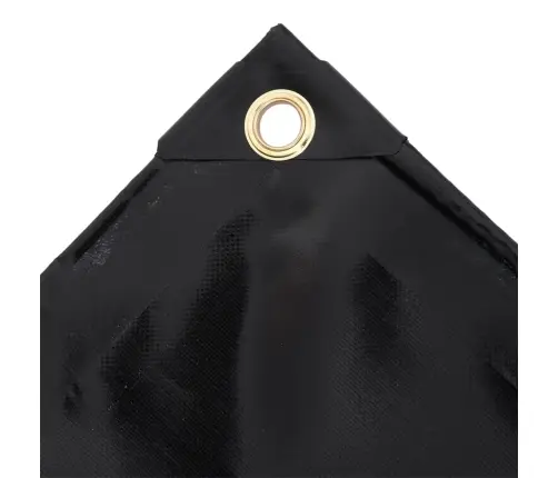Brezenta Pārklājs, Tents, 650 G/M², 4X7 M, Melns Vidaxl