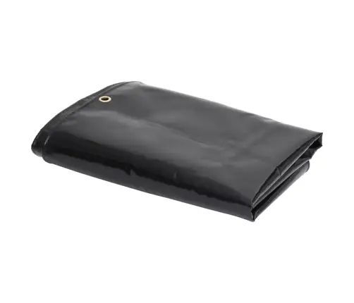 Brezenta Pārklājs, Tents, 650 G/M², 4X8 M, Melns Vidaxl