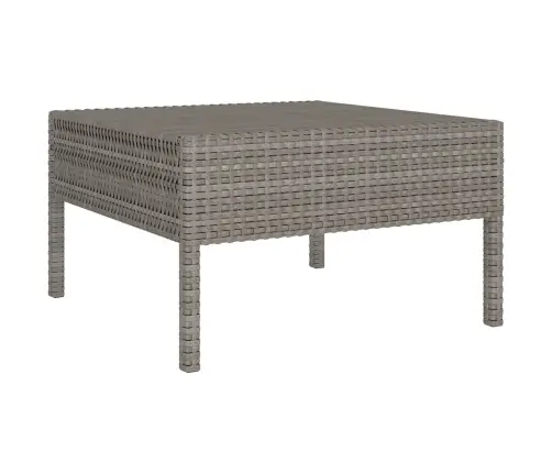 13-Daļīgs Atpūtas Mēbeļu Komplekts Ar Matračiem, Pelēks Pe Vidaxl