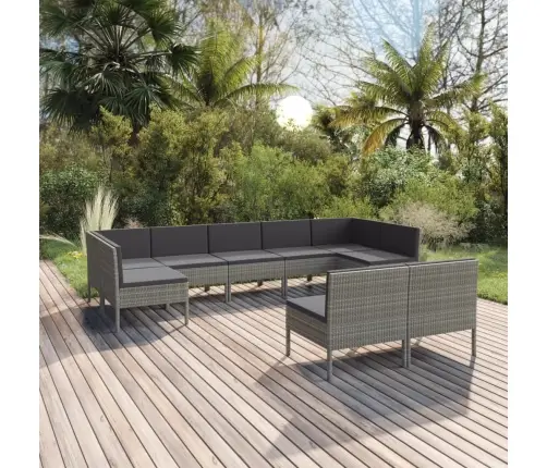 9-Osaline Aiadiivanikomplekt Patjadega, Polürotang, Hall