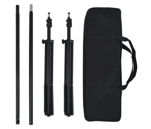 Fotostudijas Komplekts - Gaismas Izkliedētājs Un Fons Vidaxl